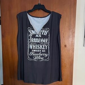 Black Graphic Women's Top